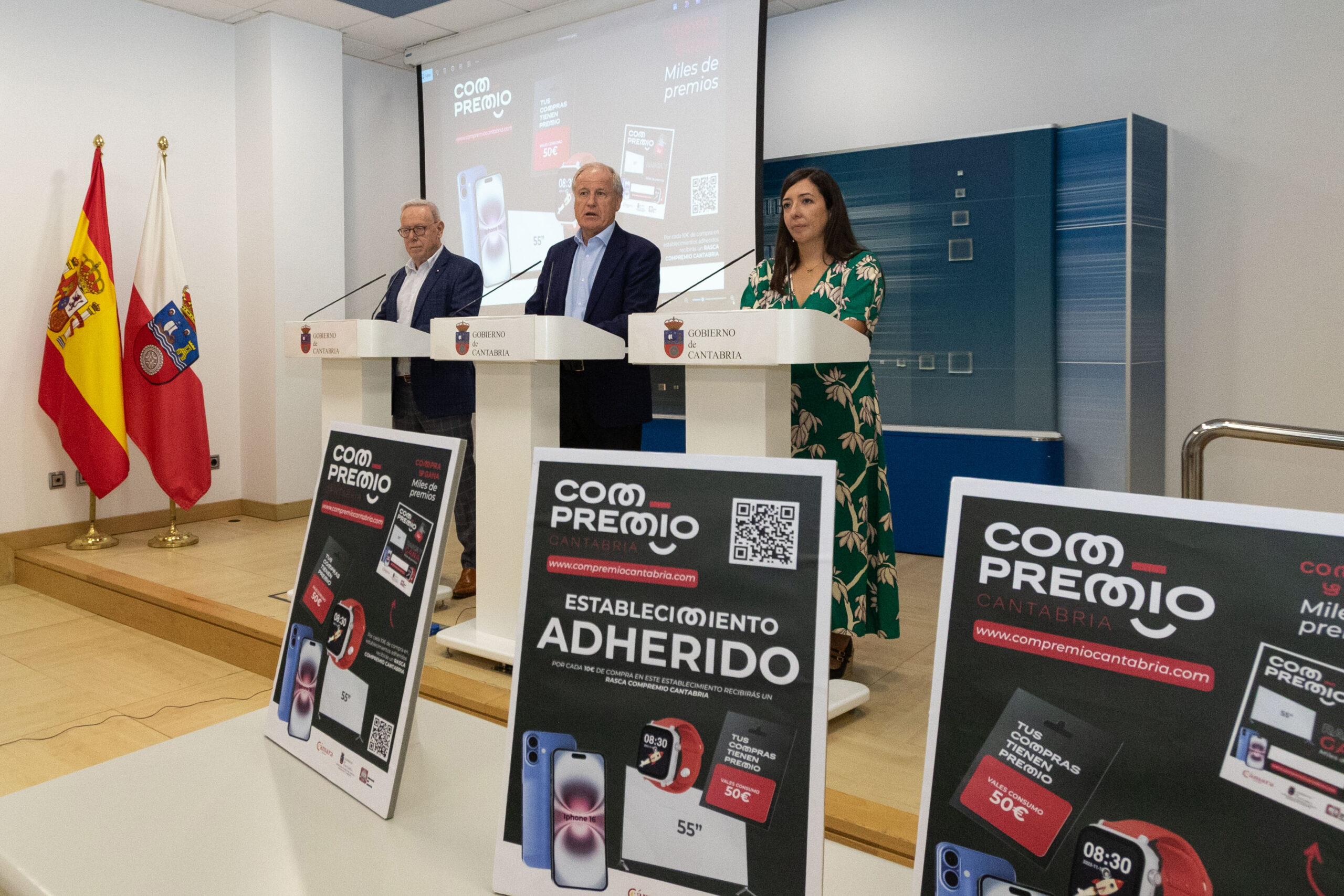 El Gobierno lanza la segunda campaña de dinamización comercial ‘ComPremioCantabria’, con más de 1.800 premios